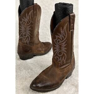 Laredo Men’s 4242 Western Cowboy Boots US Size 7D Oil And Chemical Resistant